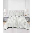 thumbnail image 1 of Quilts Twin XL Size, Sage Green Soft Comforter Bedding Set for Bed, Abstract Lines Gradient Minimalist Modern Lightweight Quilted Bedspread with Pillow Cover(2 Pieces) for All Season, 68x98 Inch, 1 of 6