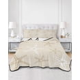 thumbnail image 1 of Quilts Twin XL Size, Vintage Ivory Starfish Soft Comforter Bedding Set for Bed, Summer Coastal Beach Marine Life Lightweight Quilted Bedspread with Pillow Cover(2 Pieces) for All Season, 68x98 Inch, 1 of 9