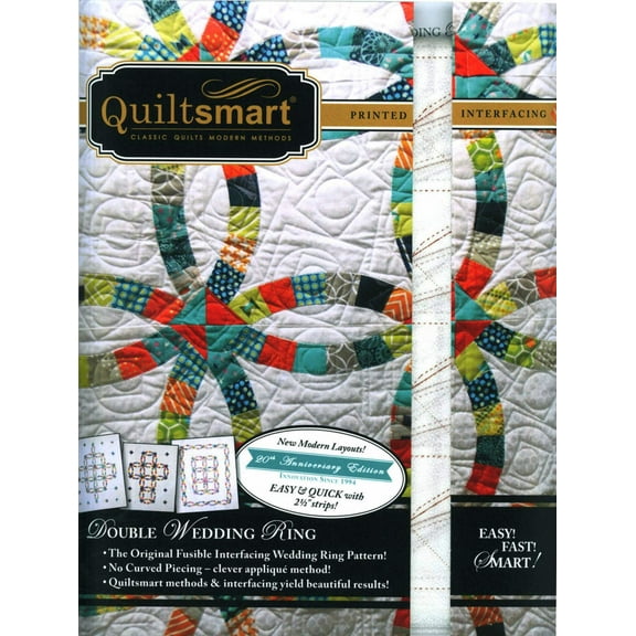 Quiltsmart Double Wedding Ring Quilt Pattern Kit