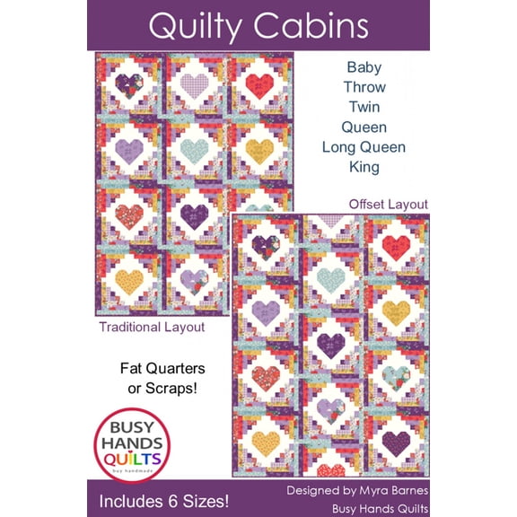 Quilty Cabins Quilt Pattern