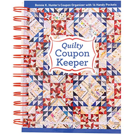 Pre-Owned Quilty Coupon Keeper: Bonnie K. Hunters Coupon Organizer with 16 Handy Pockets Paperback