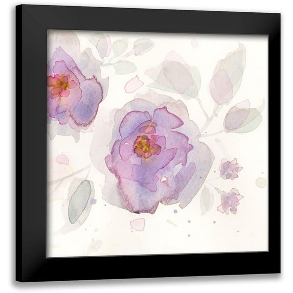 Quin, Marabeth 15x15 Black Modern Framed Museum Art Print Titled - The Favorite Flowers III