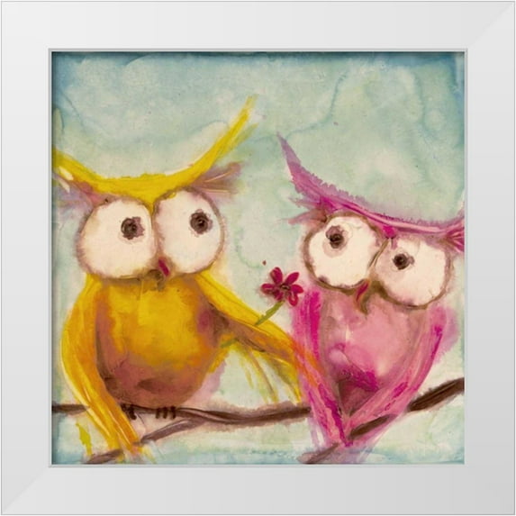 Quin, Marabeth 15x15 White Modern Wood Framed Museum Art Print Titled - Hoos Smitten