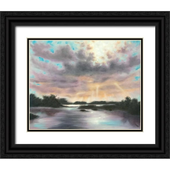 Quin, Marabeth 18x15 Black Ornate Wood Framed with Double Matting Museum Art Print Titled - Dreams Dawning