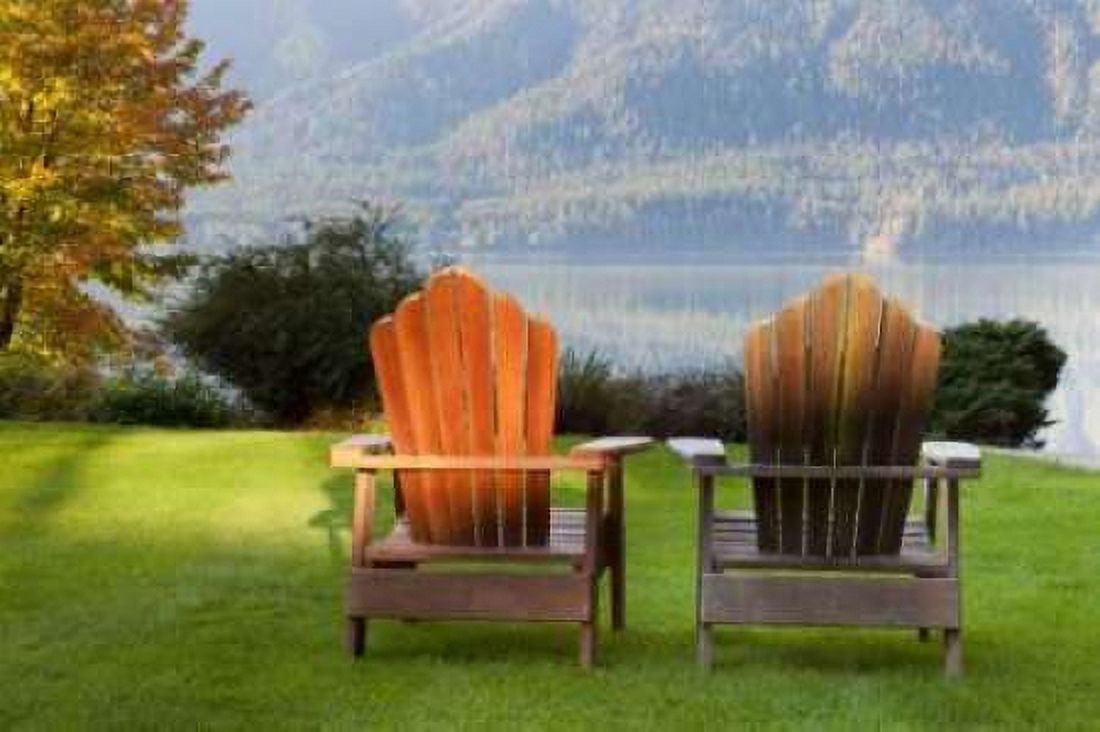 Quinault Adirondacks Canvas Art - Kathy Mahan (12 x 18)