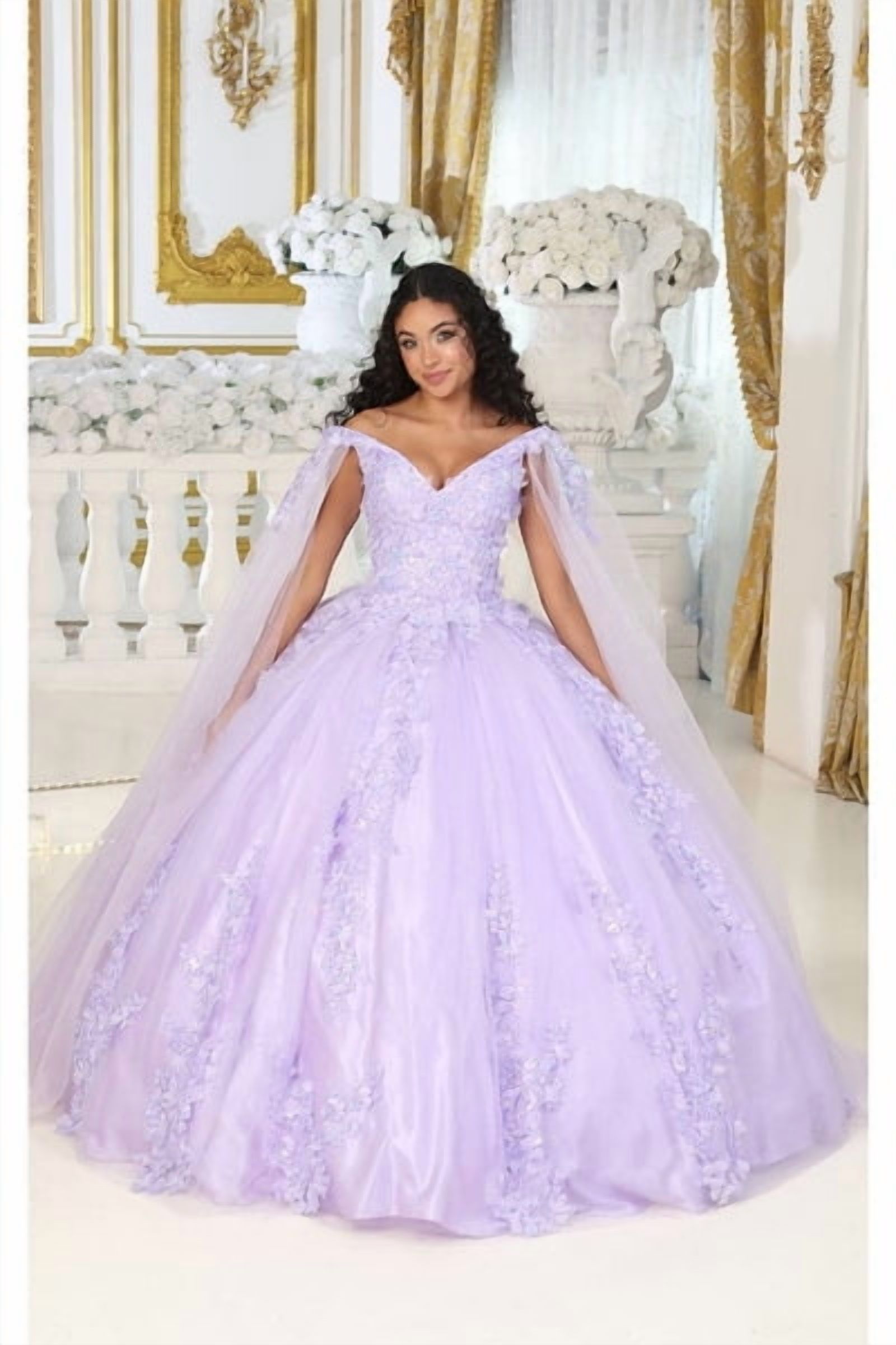 Quinceanera Dress Prom Ball Gowns Applique Corset Back Prom Sweet 16 Dress main image 0