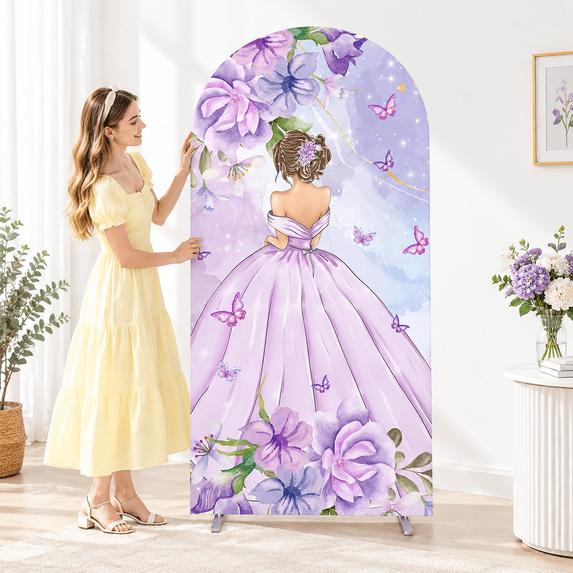 Quinceanera Arch Backdrop 122x213cm Mis Quince 15 Anos Birthday Party ...