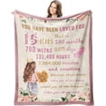 thumbnail image 1 of Quinceanera Gifts Blanket - 15 Year Old Girl Gifts for Birthday - 15th Birthday Gifts for Teen Girls Throws 60"X50" - 15th Birthday Decorations for Girls - 15 Year Old Girl Gift Ideas, 1 of 6