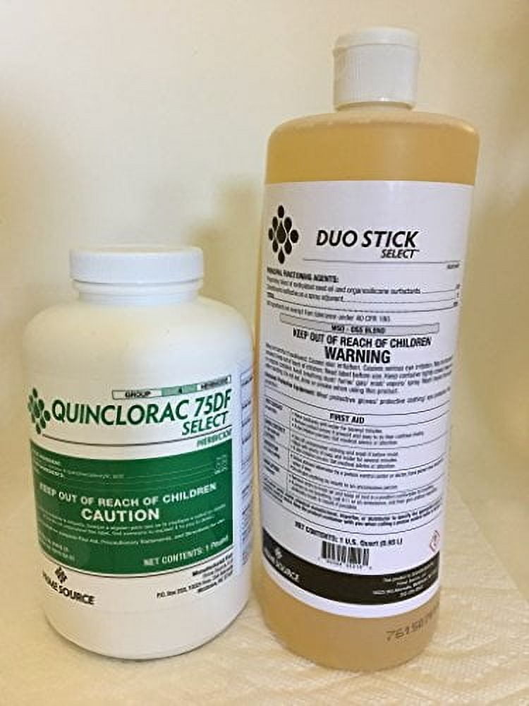 Quinclorac 75 Herbicide 1 Pound (Drive 75, Quinstar) Plus 1 QT Duo