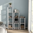 thumbnail image 1 of Quincy 58.22 in. Tall Wood 4-Shelf Modular Shelving Unit, 1 of 14