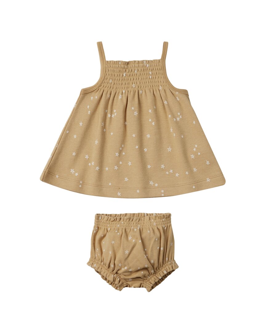 Smocked Tank + Bloomer Set, Strawberries