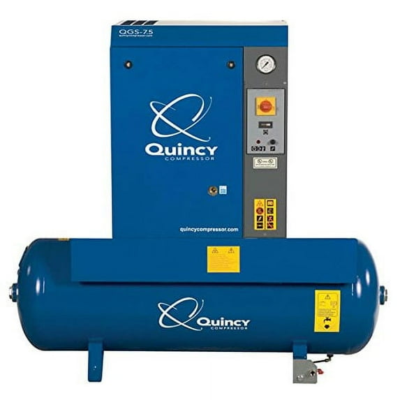Quincy QGS 5-HP 60-Gallon Rotary Screw Compressor (230V 1-Phase) - 4152002723