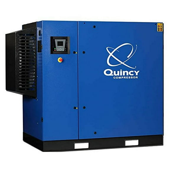 Quincy QGS Rotary Screw Air Compressor - 50 HP, 230 Volt, 3 Phase, 208 CFM, No Tank, Model 8158049554