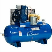 Quincy QT-10 Splash Lubricated Air Compressor - 10 HP، 230 Volt، 3 Phase، 120 Gallon Horizontal، Model Number P2103DS12HCB23