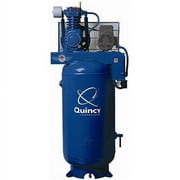 Quincy QT-7.5 ضاغط هواء تشحيم تشحيم - 7.5 حصان ، 230 فولت ، 1 مرحلة ، 80 غالون عمودي ، رقم الموديل 271CS80VCB