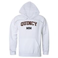 thumbnail image 1 of Quincy University Hawks Mom Hoodie, White - Extra Large, 1 of 1