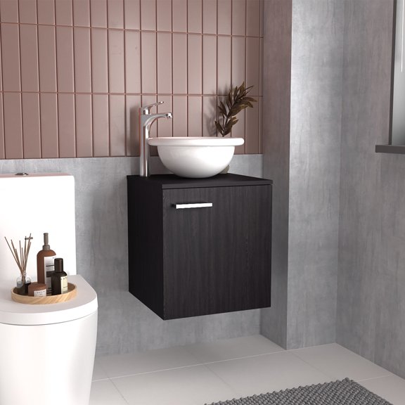 Quincy Vanity Sink, Black, Bathroom