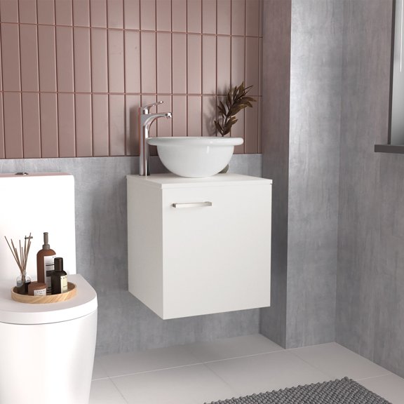 Quincy Vanity Sink, White, Bathroom