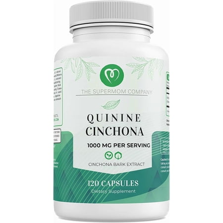 Logic Nutra Quinine Bark Dietary Supplement, 1000mg, Digestive & Leg Comfort Support, 120 Capsules