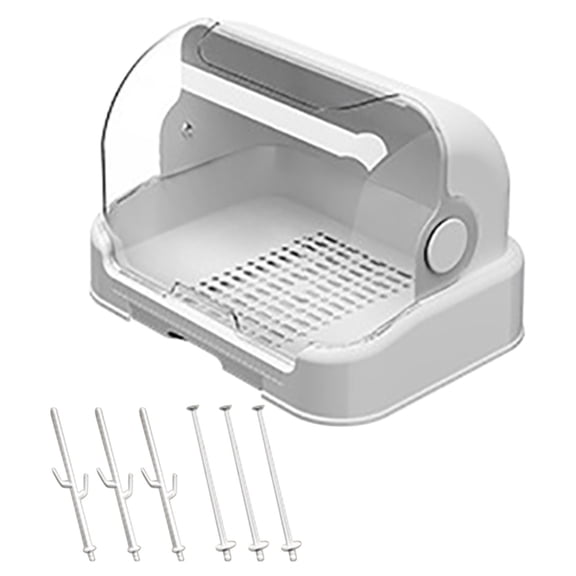 1 Pcs Baby Bottle Organizer, Baby Bottle Drying Rack With Bottle Storage With Removable Drip Tray Nursing Baby Bottle Storage Countertop