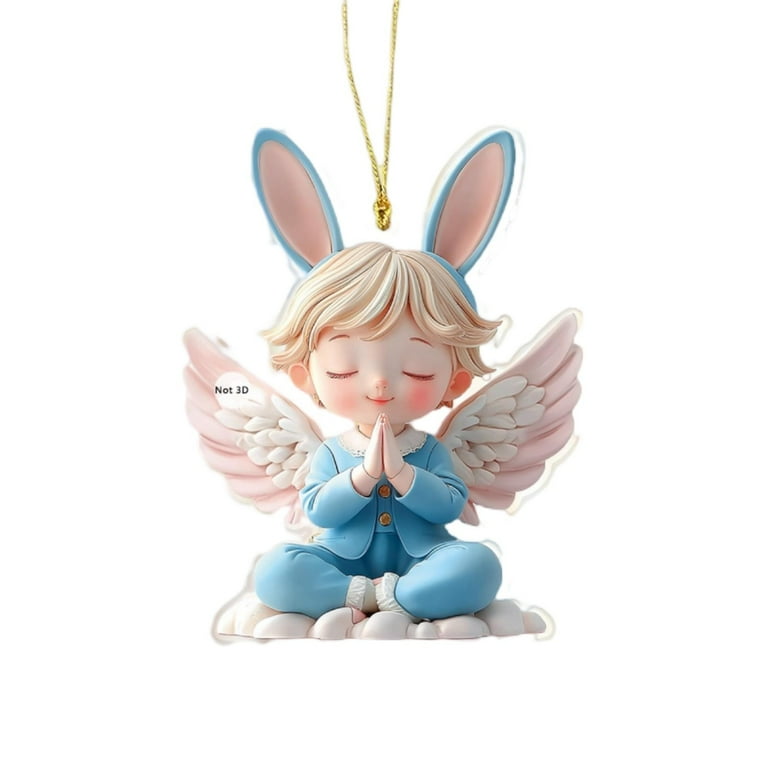 Todaioua Car Charm Angel Ornament Easter Little Angel with