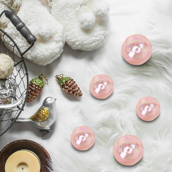 Todaioua 10 PCS Balls Cake Toppers Bubble Mini Balloon Topper Pearl Insert Cupcake Decoration for Wedding Anniversary Graduation Birthday Party Baby Shower