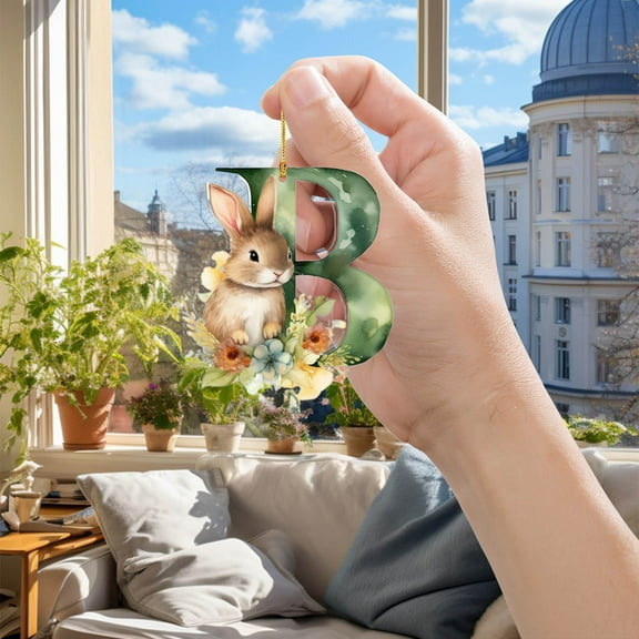 Easter Acrylic 26 Letter Pendant Home Acrylic Letter Decoration Pendant Decorations for Home Of The Day