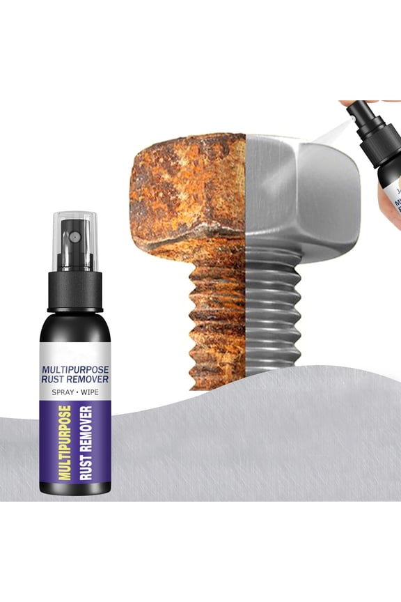 Car Rust Removal Spray for Metal Multifunctional Metal Rust Remover, Water Based Metallic Paint Rust Converter,Iron Powder Remover Automotive Rust Remover(50ml)