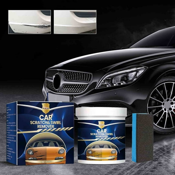 Car Scratch Removal Wax,Scratch Repair Wax For Car, 2024 Car Scratch Repair Paste Polishing Wax, Professional Car Scratch Remover Kit with Sponge