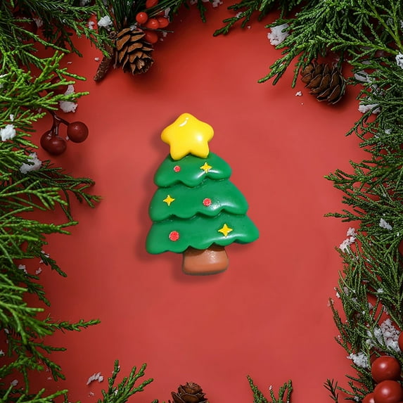 Christmas Stickers Christmas Ornaments,Small 3D Sticker Home Decor,Kitchen Gifts for Xmas,Christmas Decorations for Wall Office Room