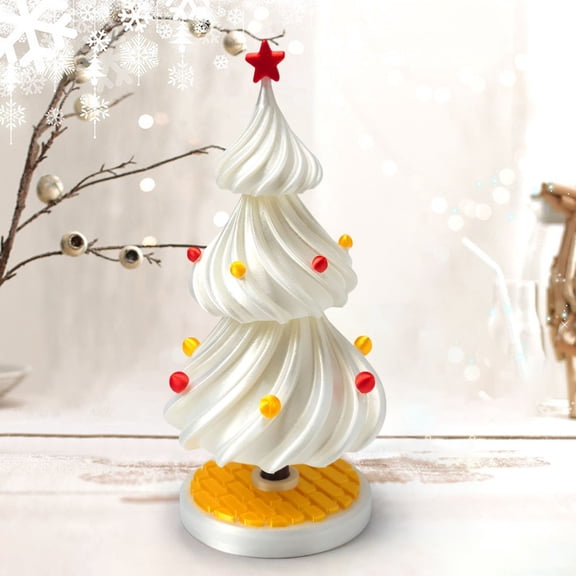 Cute Dancing Christmas Tree, Portable Mini Swaying Tree for Christmas Decoration, 3D Printed Spinning Fidget Toys Xmas Tree Desktop Toy Xmas Desk Decor for Home Office Work