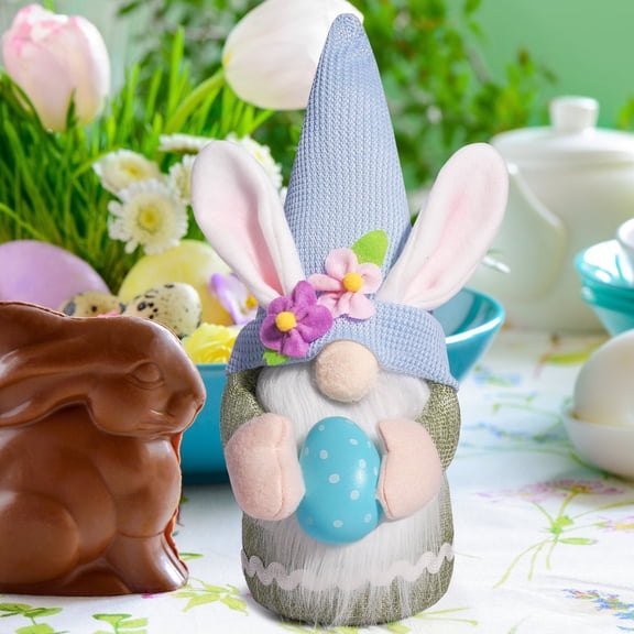 Todaioua Handcrafted Easter Gnome Doll Decoration - Faceless Dwarf Rudolf Gift for Home Decor - Cute Scandinavian Tomte Nisse for Spring Holiday Tabletop Display