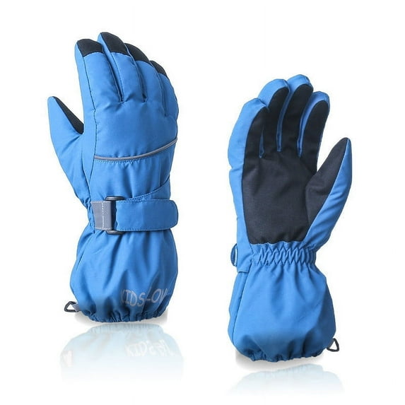 Todaioua Kids Winter Gloves Waterproof Snow Mittens for Boys and Girls - Windproof Thermal Ski Gloves for Outdoor Sports, Snowboarding, and Cold Weather Activities