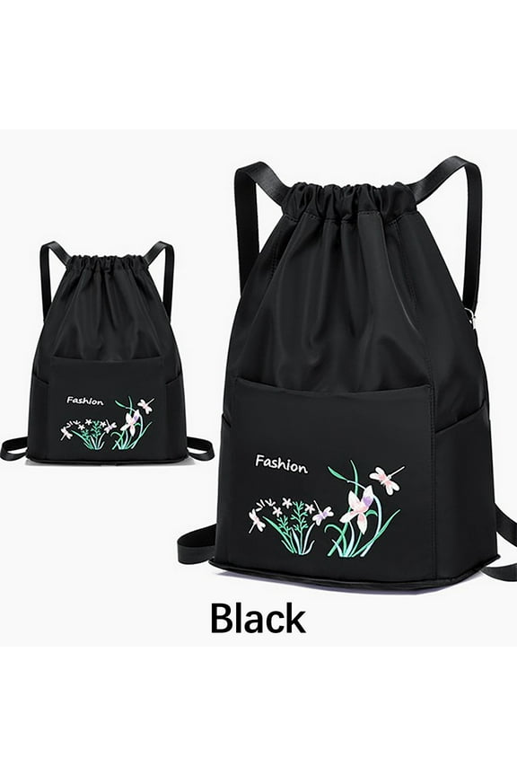 Large Drawstring Backpack Bag with Shoes Compartment, Waterproof Gym Sackpack Cinch for Women Men - Lake BlueMothers Day Gifts Birthday Gifts For Women Teacher Appreciation Gifts