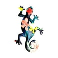 thumbnail image 1 of Lizard Wall Decor, Metal Gecko Decoration Hanging Art for Outdoor Backyard Fence Patio Garden or Indoor Home Bathroom (5.12*8.66inch), 1 of 3