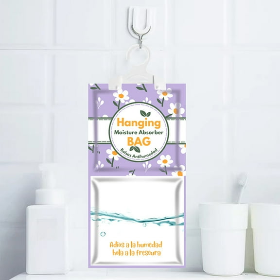 Moisture Absorbers Packets, Fragrance Free, Humidity Packs, Dessicant Packets, Hanging Closet Dehumidifier Bags, Odor Eliminator for Bathroom