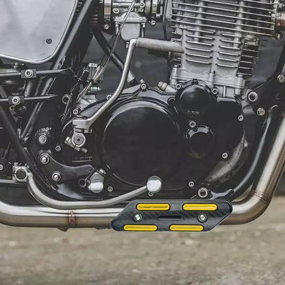 Todaioua Motorcycle Exhaust Pipe Cover Imitation Hot Protection Decorative Shield for Bike Modification Accessories Heat Resistant Guard Chrome Finish