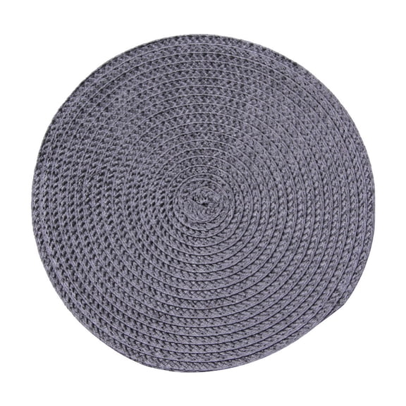 Todaioua Round Woven Table Mat Placemat Heat Resistant Oil Proof Pad for Dining Table Kitchen Home Decor Durable Household Place Mats Set of 4