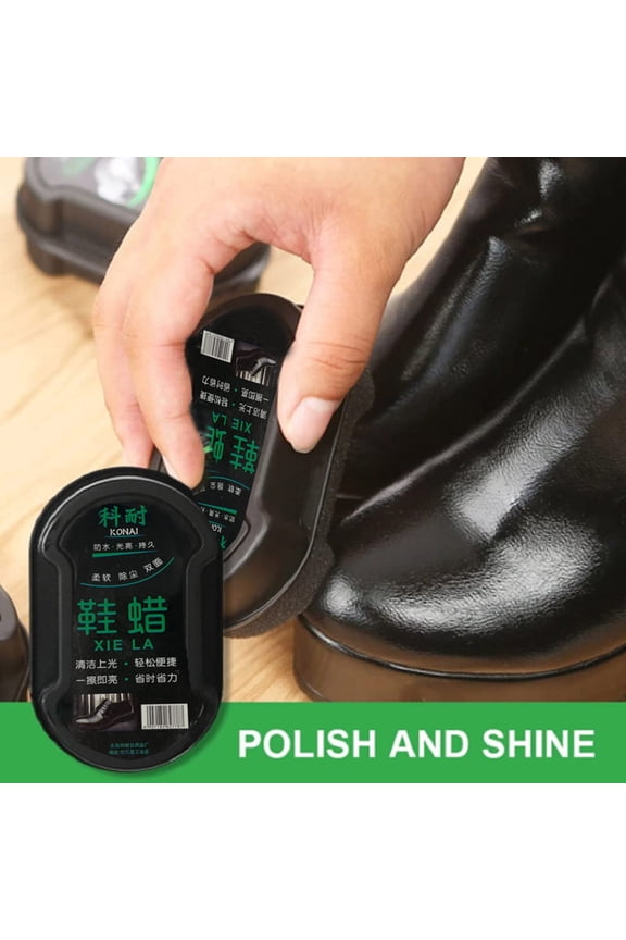 Todaioua Shoe Shine Sponge | Instant Shoe Shiner| Care for Leather Shoes, Boots & Leather Accessories | Premium Leather Care Product. Shoe Shine Without Polishing.