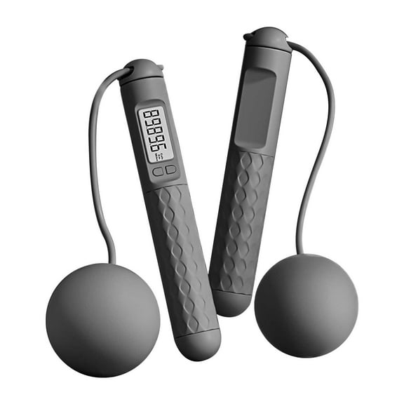 Todaioua Skipping Rope with Counter (Gravity Ball with/without Rope), Cordless Jump Rope Smart Skipping Rope for Crossfit, Ropeless Jump Rope Gravity Ball Jump Rope for Lose Weight