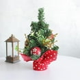 thumbnail image 1 of Todaioua Small Mini Christmas Tree 10 Inch,Tabletop Miniature Pine Christmas Tree with Hanging Ornaments, Artificial Xmas Tree, Best Christmas Holiday Party Decorations, 1 of 3