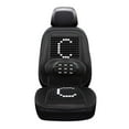thumbnail image 1 of Summer Ventilated Car Seat Cover, Breathable Cooling Car Seat Cushion, Anti-Slip Car Seat Protector, Fit for Car Truck SUV Van Car Interior Accessories-Black&19.68*39.37inch, 1 of 4