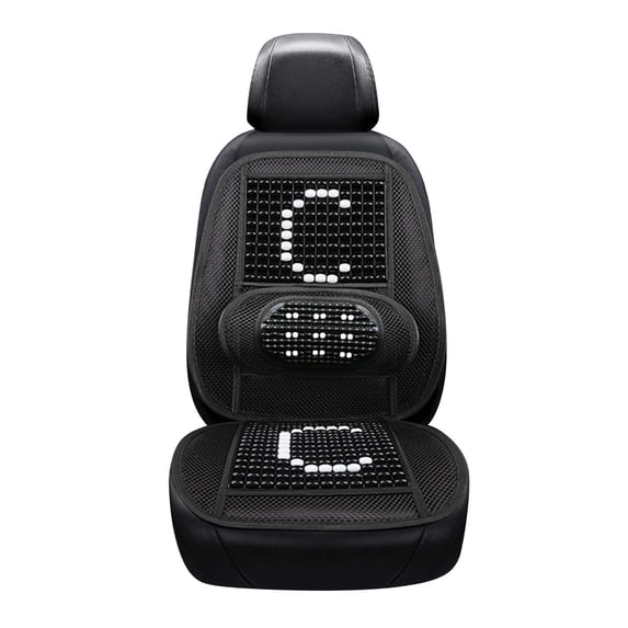 Summer Ventilated Car Seat Cover, Breathable Cooling Car Seat Cushion, Anti-Slip Car Seat Protector, Fit for Car Truck SUV Van Car Interior Accessories-Black&19.68*39.37inch