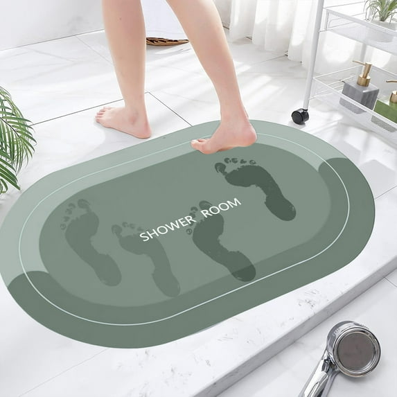Todaioua Super Absorbent Bath Rug Quick Dry Non-Slip Backing Washable Bathroom Floor Mat Shower Rug For Bathtub Shower Room Gym Hotel Spa