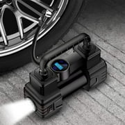 Quinlirra Clearance Tire Inflator Portable Air Compressor-Air Pump Car Charger, LED Light, Suitable for Cars, SUV, Motorcycle, Bike, Ball,12V Auto Tire Pump