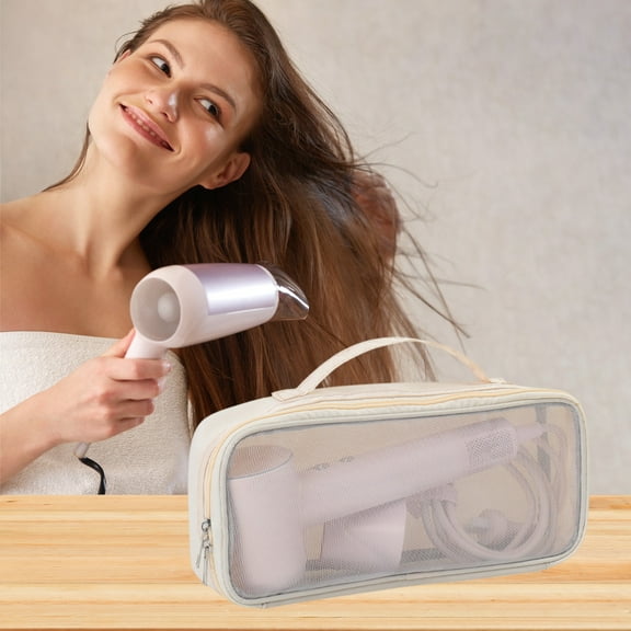 Todaioua Travel Hair Dryer Holder Bag, Portable Storage for Curling Iron, Straightener, Protective Sleeve for Electric Hair Tools, Compact Organizer for Travel and Home Use