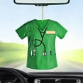 thumbnail image 1 of Todaioua Trendy Nurse Uniform Design Car Pendant Decoration - Acrylic Keychain Jewelry for Healthcare Professionals - Perfect Gift for Nurses, Doctors, and Medical Staff, 1 of 5