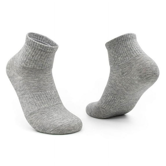 Quinlirra Copper Compression Socks for Women & Men, Unisex Sweat-absorbing and Breathable Cotton Socks, Color Short Tube Socks