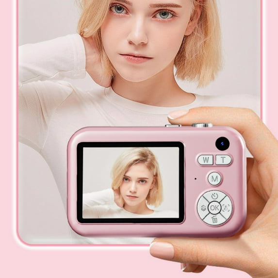 Digital High-Definition 40Mp 2.4 Inch Large Screen Student Party High-Definition Retro Campus Portable Children'S Small Camera With Bracket Gifts For Women Gifts For Men Halloween Gifts