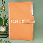 Quinlirra Easter Clearance 2024 Planner January 2024 Through December 2024 Daily Weekly Monthly Planner Yearly Agenda 7in X 5in Beautiful Easy-to-Use Design Bring A Pen Gifts for Women